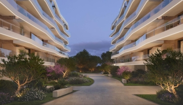 Resa Estates apartments new Marina bofoch Ibiza building night.jpeg